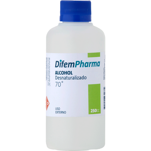 Alcohol 70 grados-250 ml.